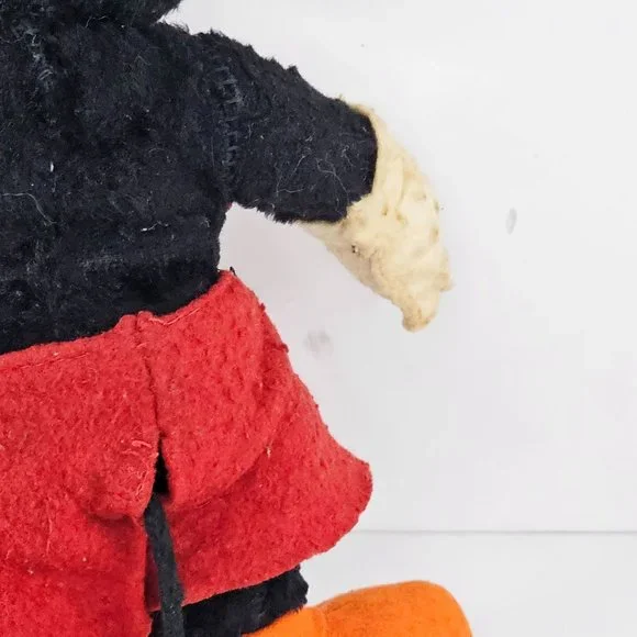 Vintage Gund Disney Mickey Mouse Plush Stuffed Animal 1940s